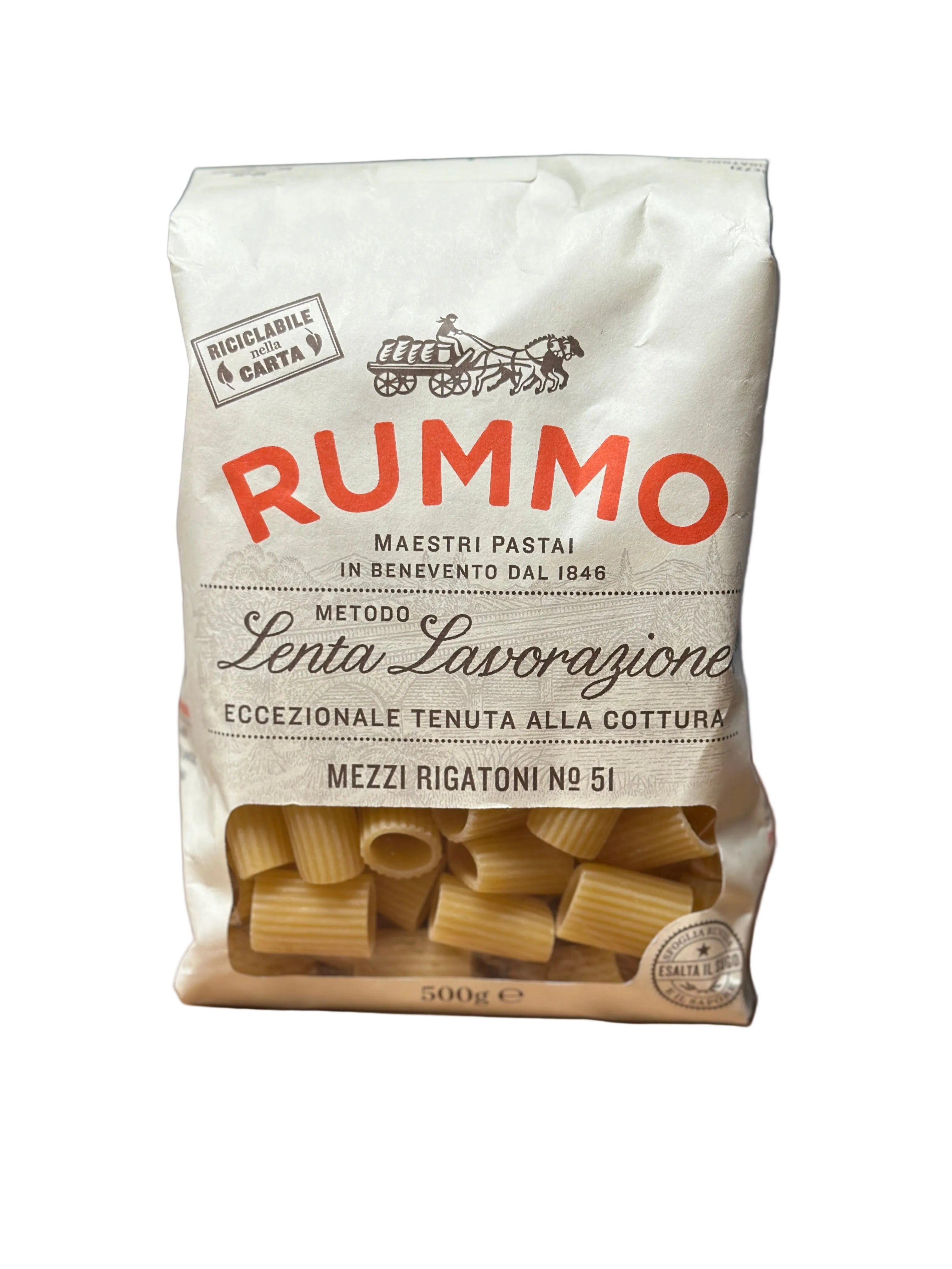 Mezzi Rigatoni N°51 Rummo - 500g