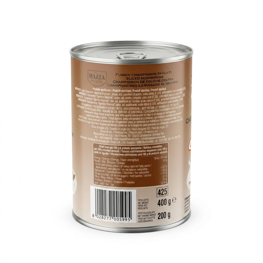Champignon al natural Mazza 425g