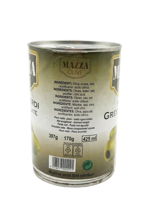 Aceitunas verdes descarozadas Mazza - 397g