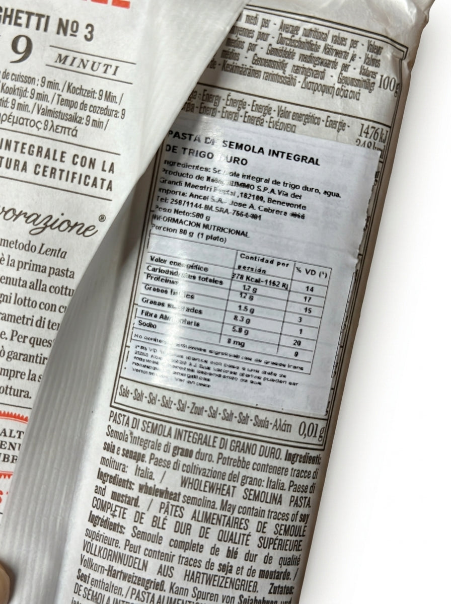 Spaghetti N°3 Integrale Rummo 500g