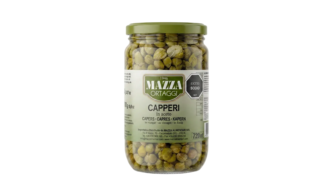 Alcaparras en Aceto Mazza - 700g