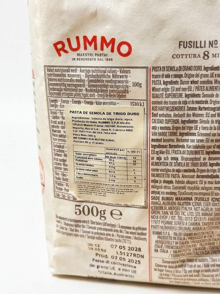 Fusilli Numero  48 RUMMO 500g