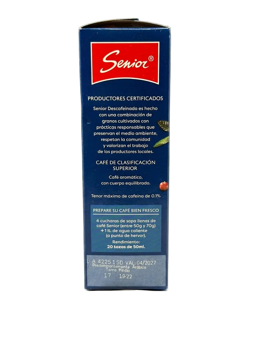 Café Senior Descafeinado 250g