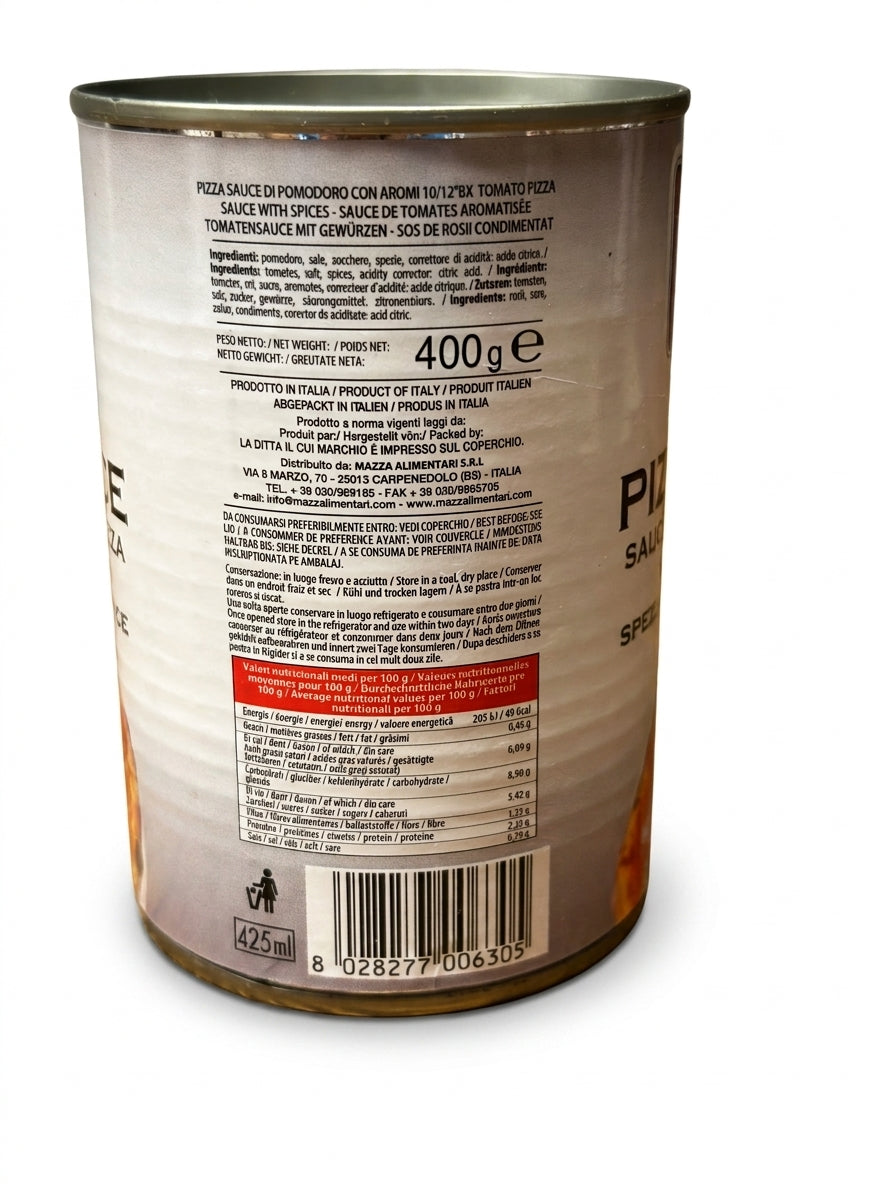 Salsa para pizza 400g