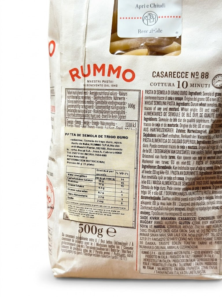 Casarecce Nro 88 RUMMO 500g