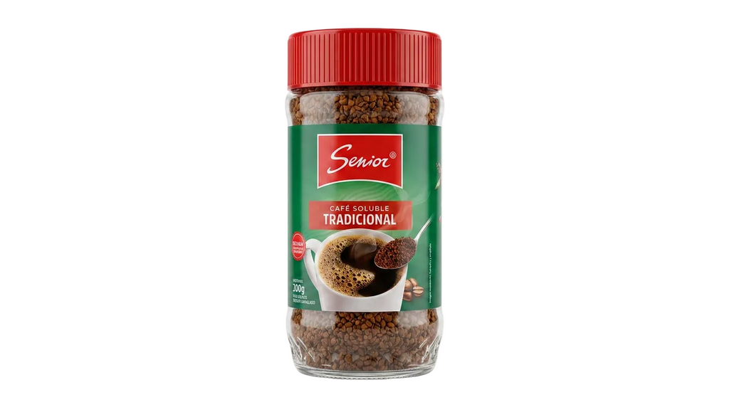 Café Instantáneo Granulado Senior - Frasco 200g