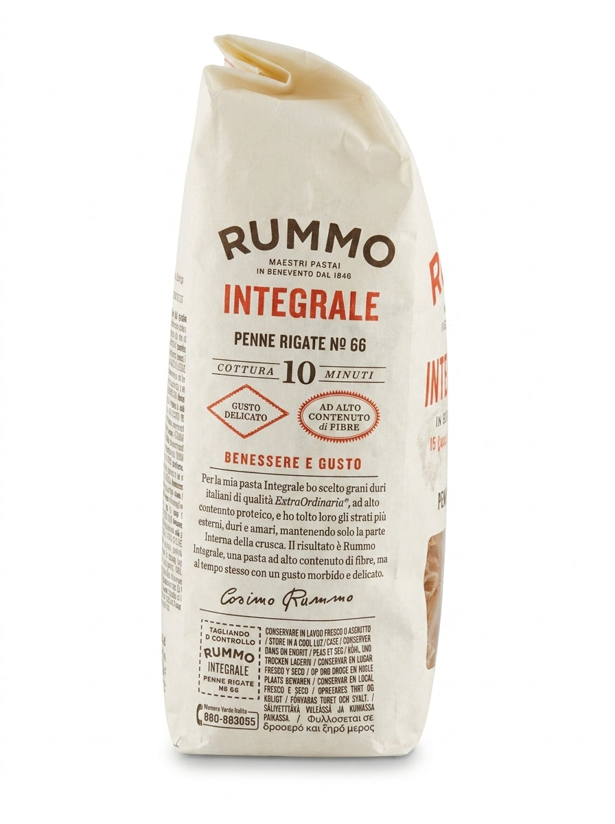 Penne Rigate N°66 Integrale Rummo 500g